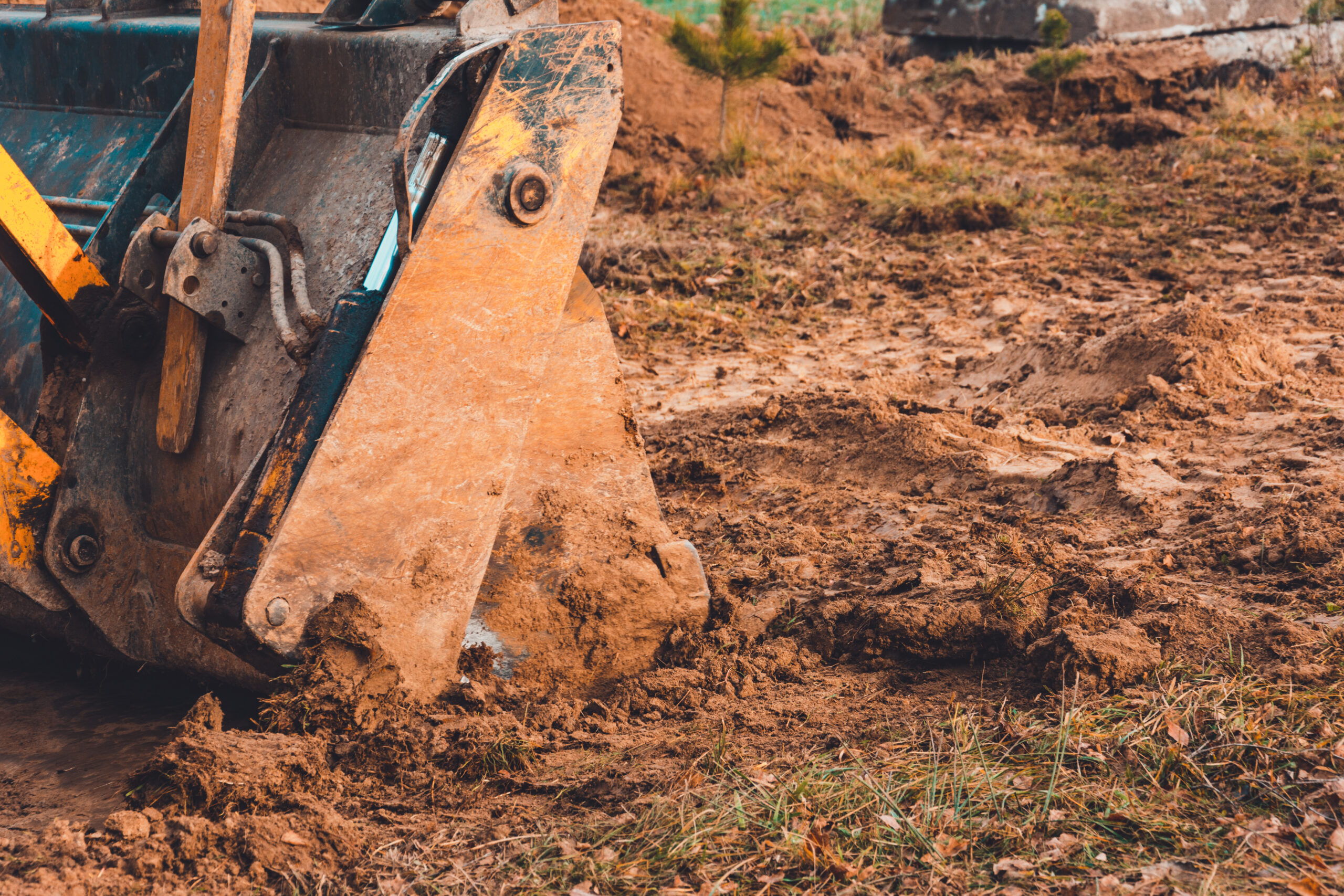 Landscape Grading Services With Skid Steers